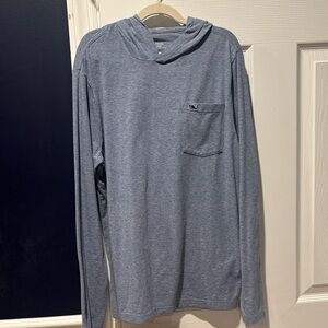 Vineyard Vines Boys Heathered Blue Hoodie Shirt
NWOT